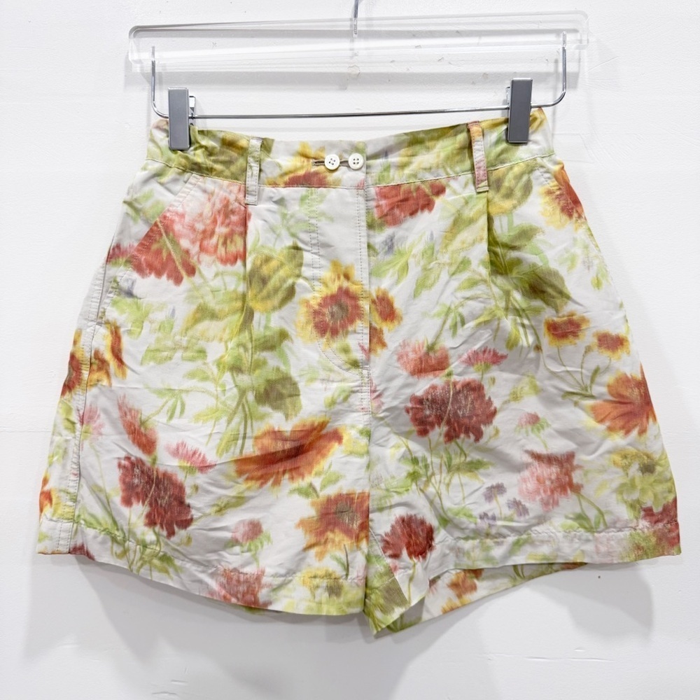 Ikram x Santori Edited By Marco Zanini Floral Print Shorts Size 40 IT